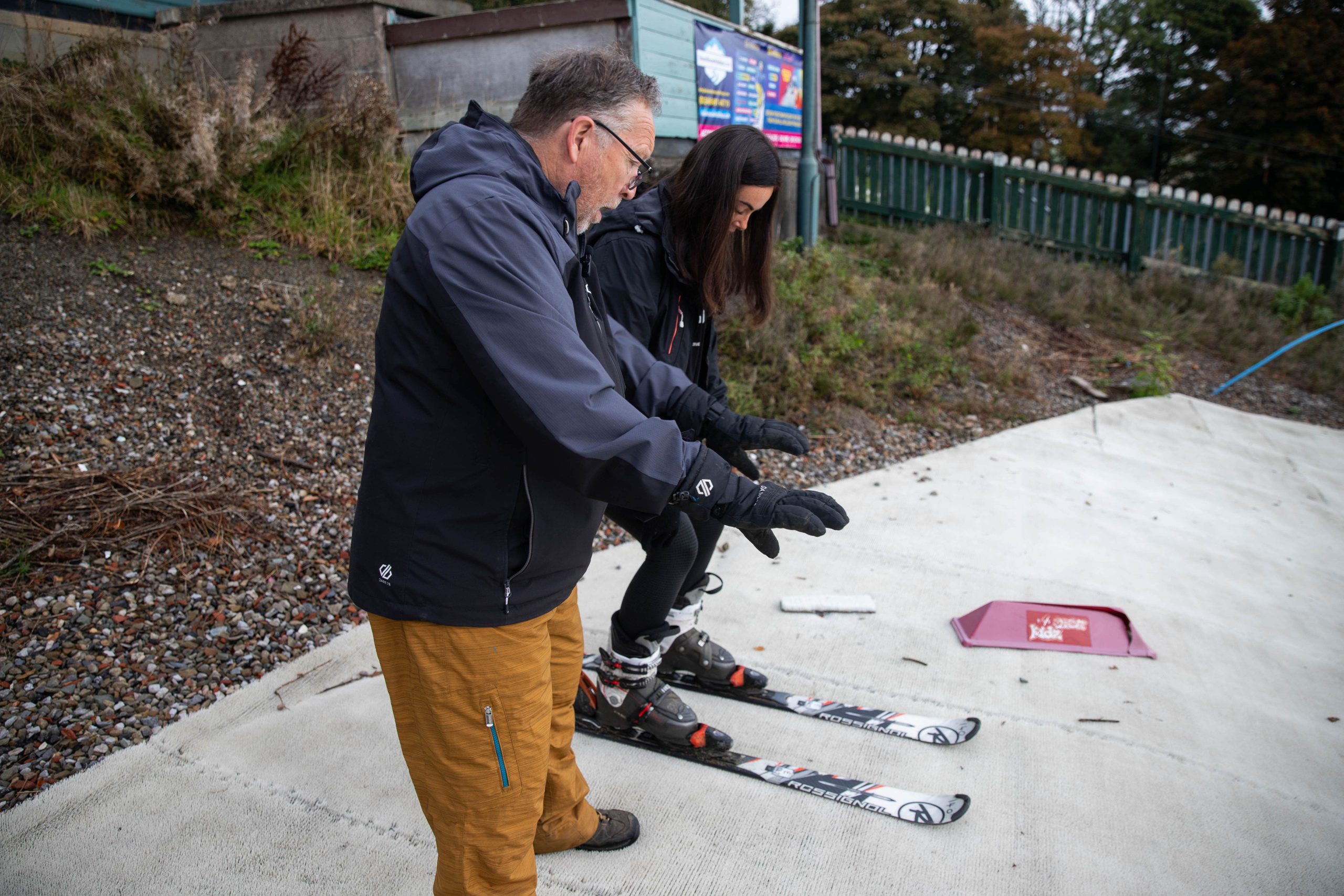 Ski Taster on Ski Slope at The Hill, Home of Ski Rossendale
