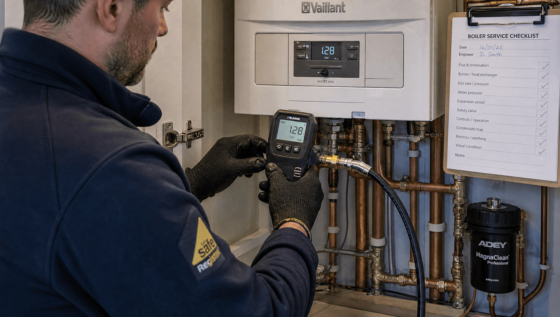 Boiler service care plan