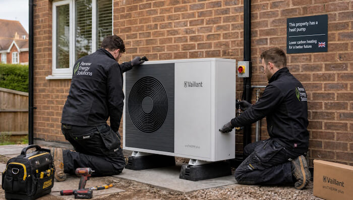 Heat pump installation