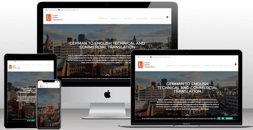 Web design Service for LK Translations Ltd
